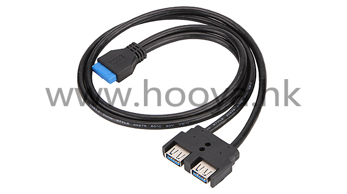 USB-303(20P)-2AF 黑色矩形0.6米